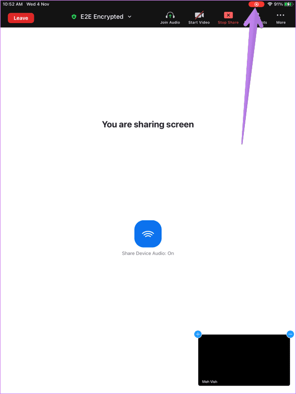 Can zoom host see my screen 4