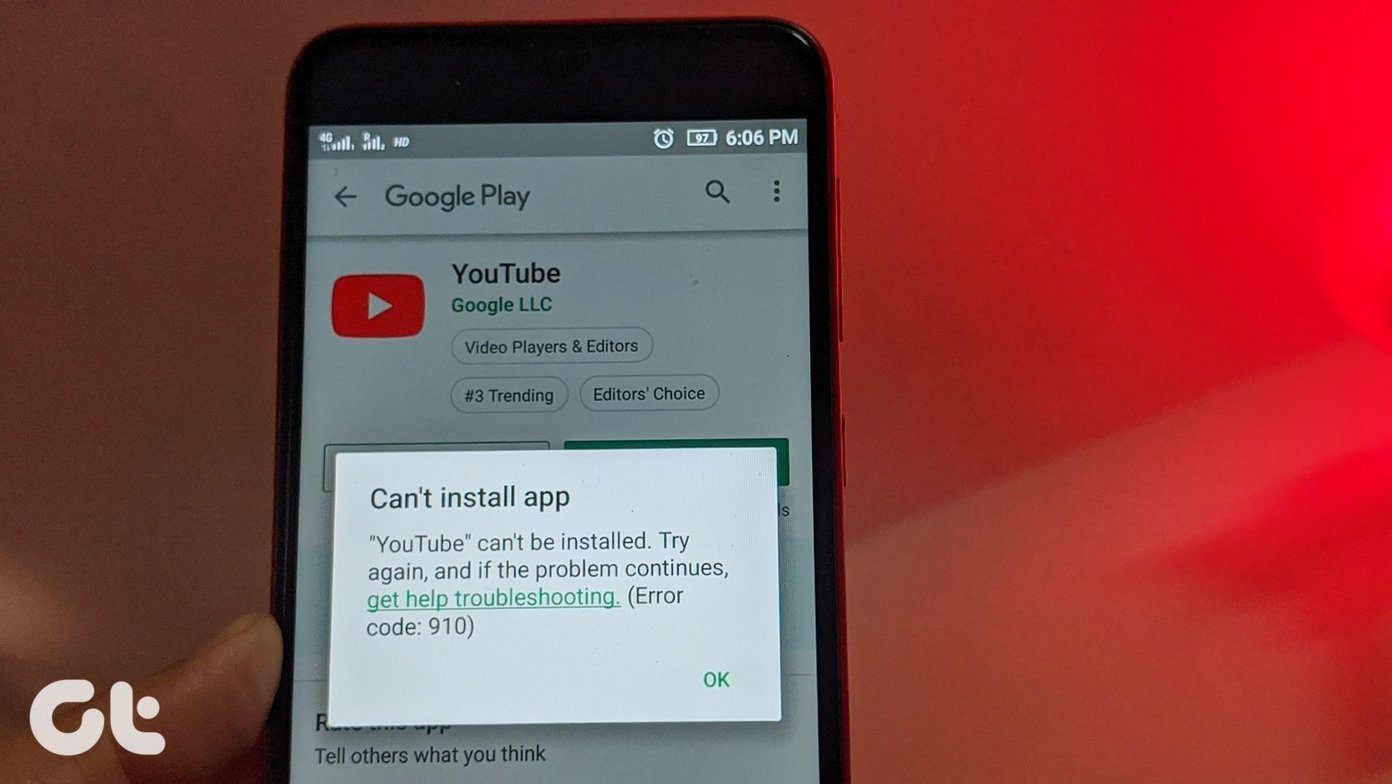 Top 7 Ways to Fix Can't Install or Update YouTube on Android