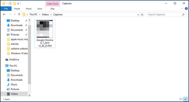 Capture Folder