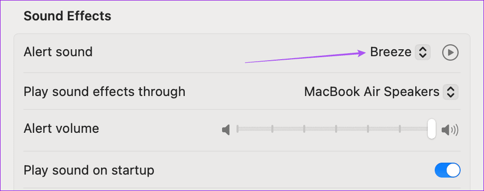 change alert sound mac