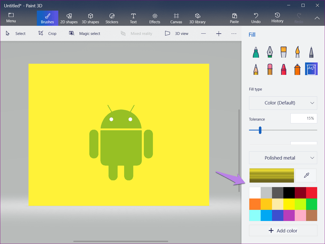 Change Background In Paint 3D 13