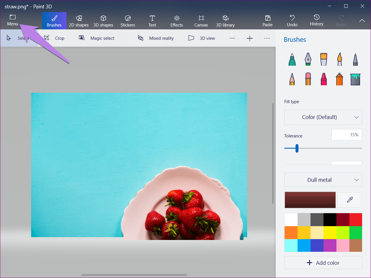Change Background In Paint 3D 17