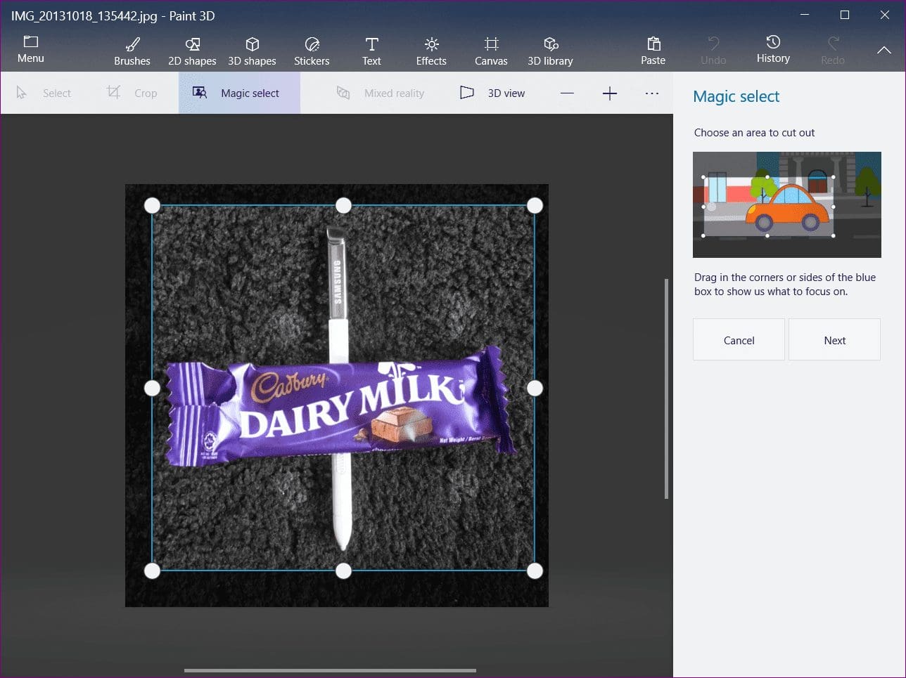 Change Background In Paint 3D 22