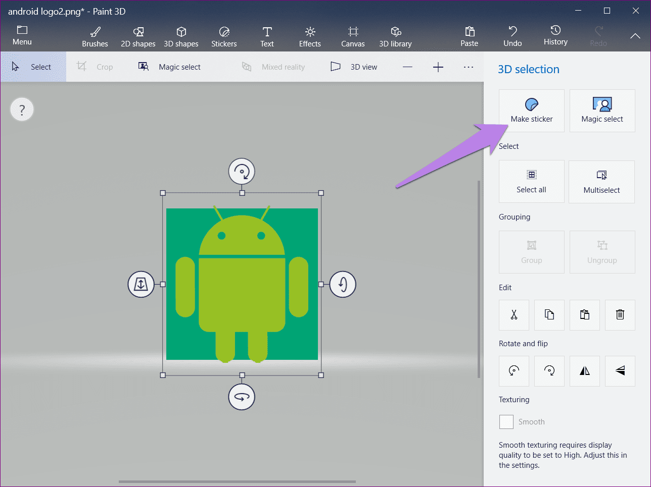 Change Background In Paint 3D 8