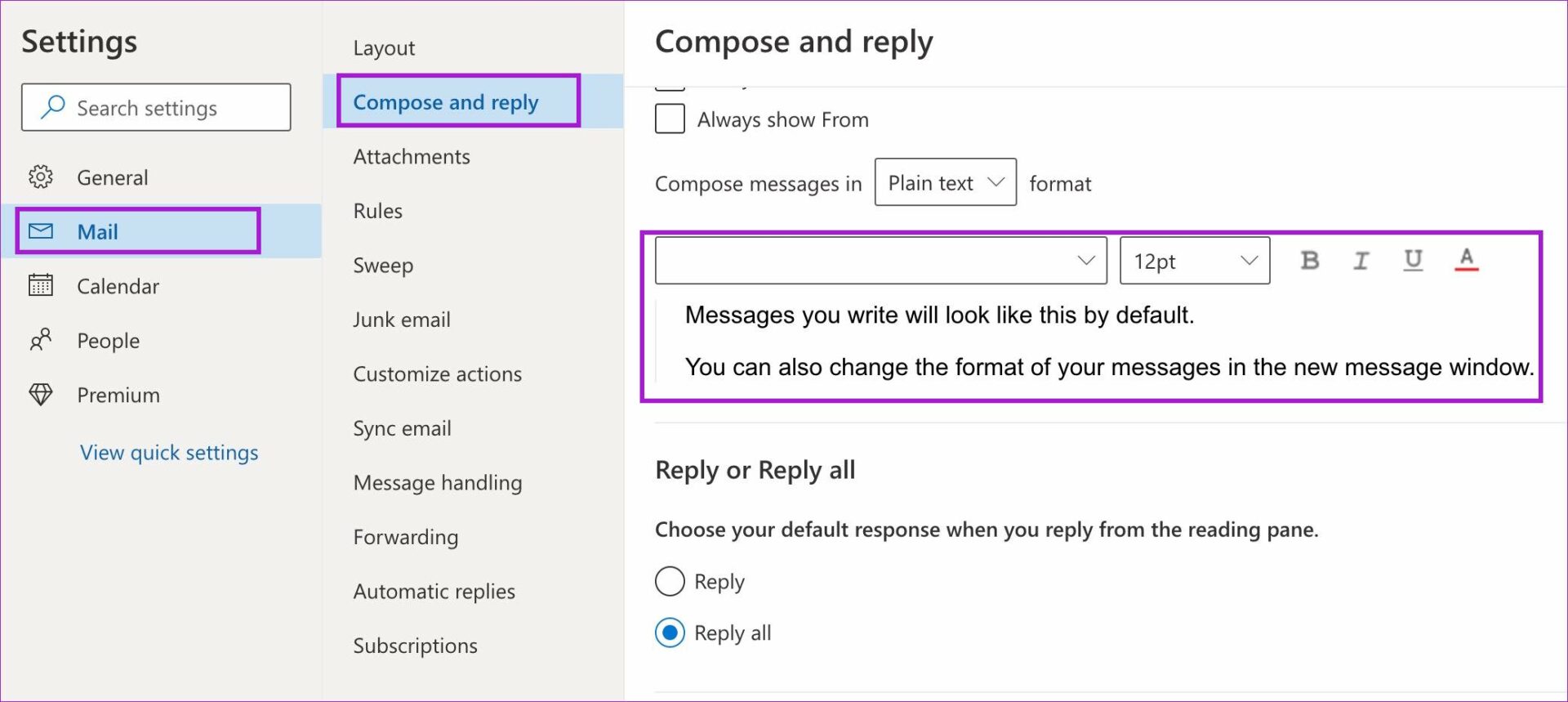 How To Change Font Style In Outlook Desktop And Mobile - Guiding Tech