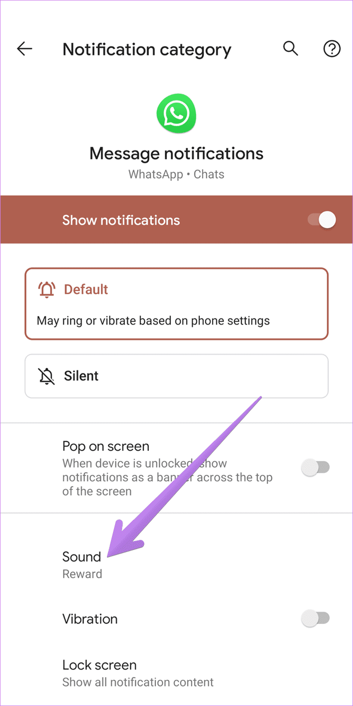 Change default notification tone for apps android 6