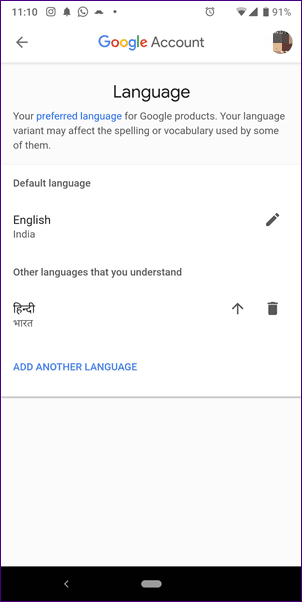 Change Google Feed Language 19