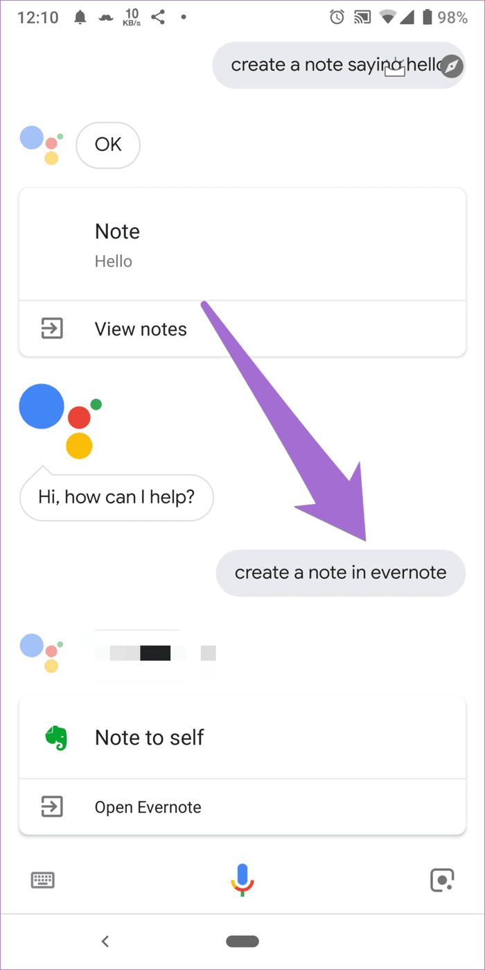 Change Note App Google Assistant 4