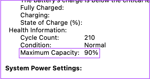 check battery maximum capacity mac