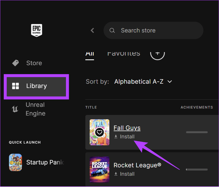 How to fix Epic Games Store and library not showing up in under 1