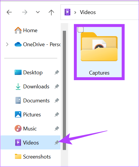 choose videos and then hit captures