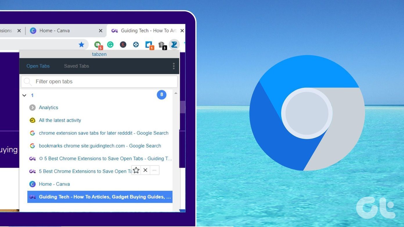 Chrome extensions to save tabs
