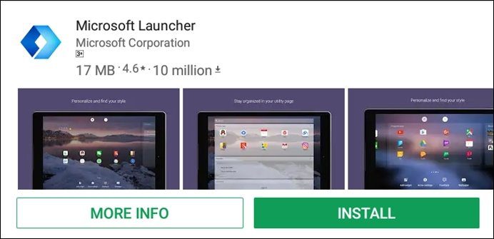 Compare Nova And Microsoft Launcher 1