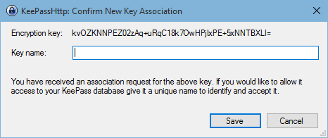 Confim Key Association