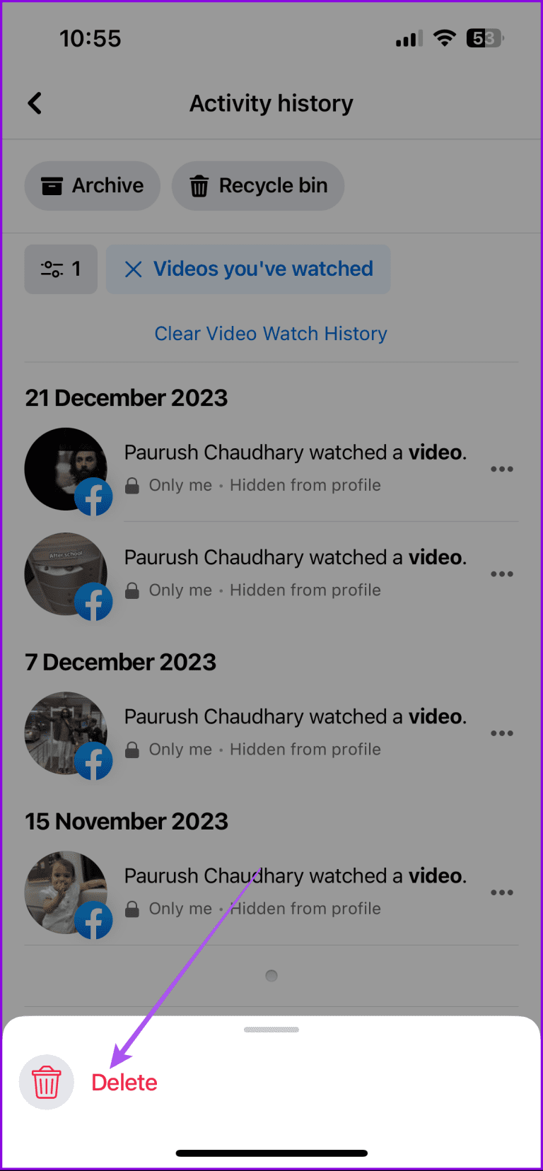 How to Delete Facebook Watch History on Mobile and Desktop - Guiding Tech