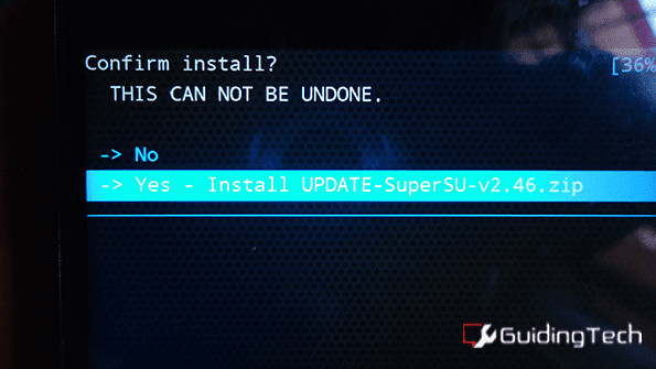 Confirm Install 1