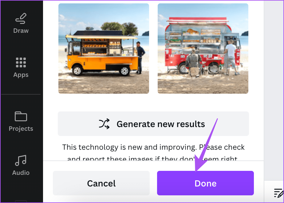 confirm magic edit result canva app desktop