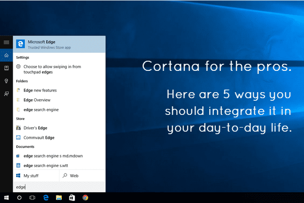 Cortana Header G T