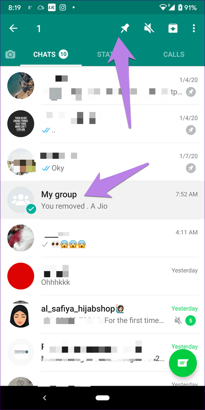 How do i create a group on whatsapp without members?