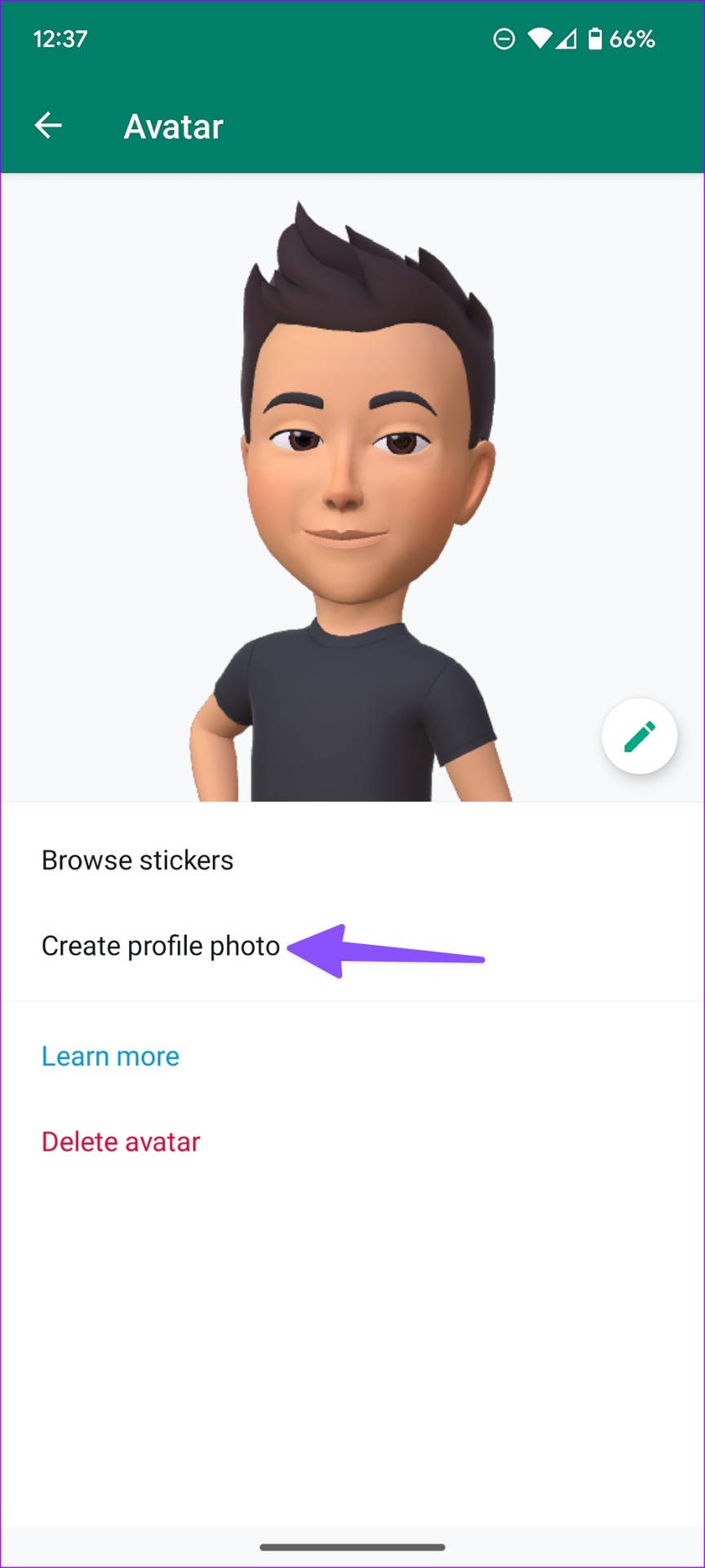 Caroline Motel lamp How to Create and Use Avatars in WhatsApp - Guiding Tech