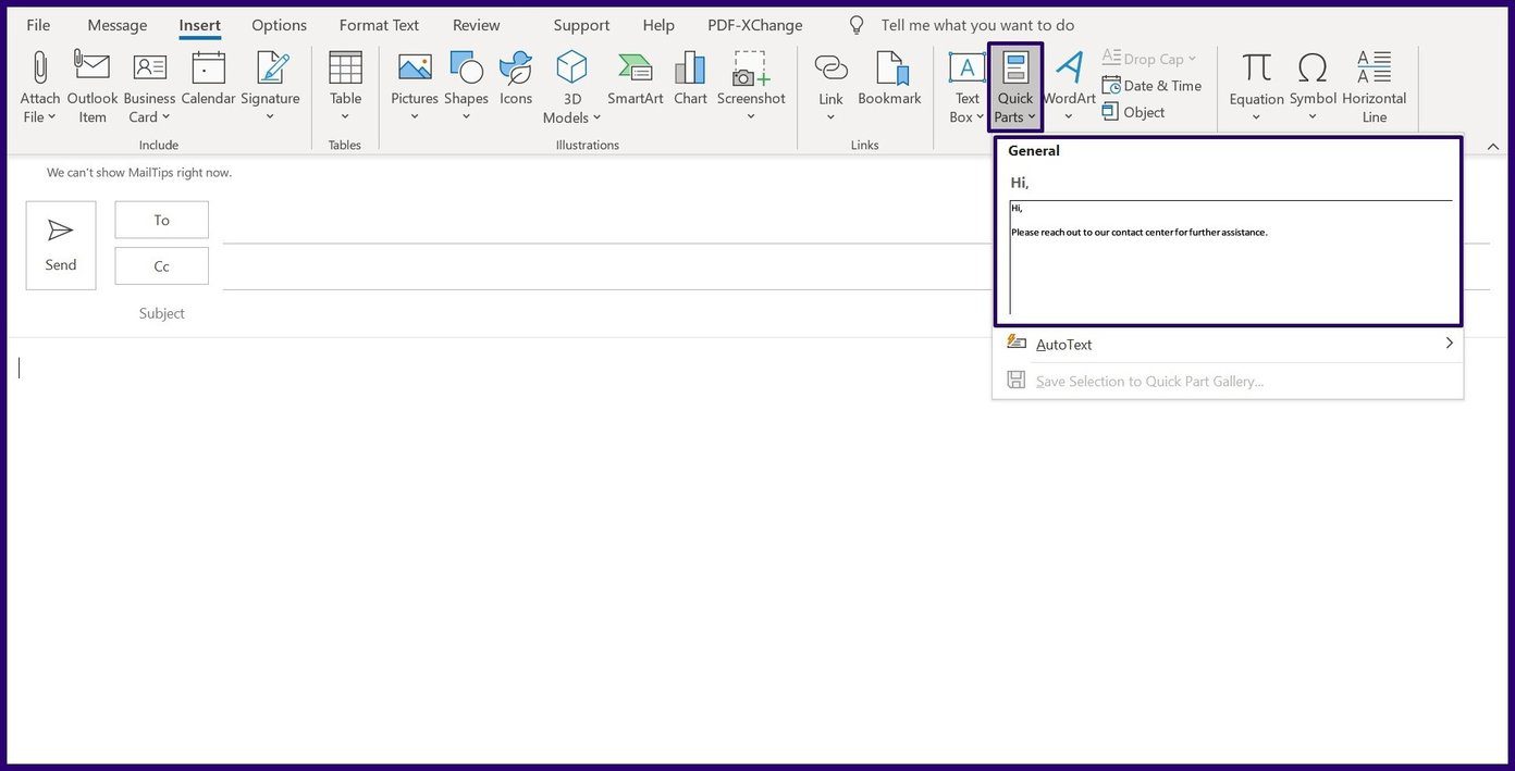 Create email template in microsoft outlook step 13
