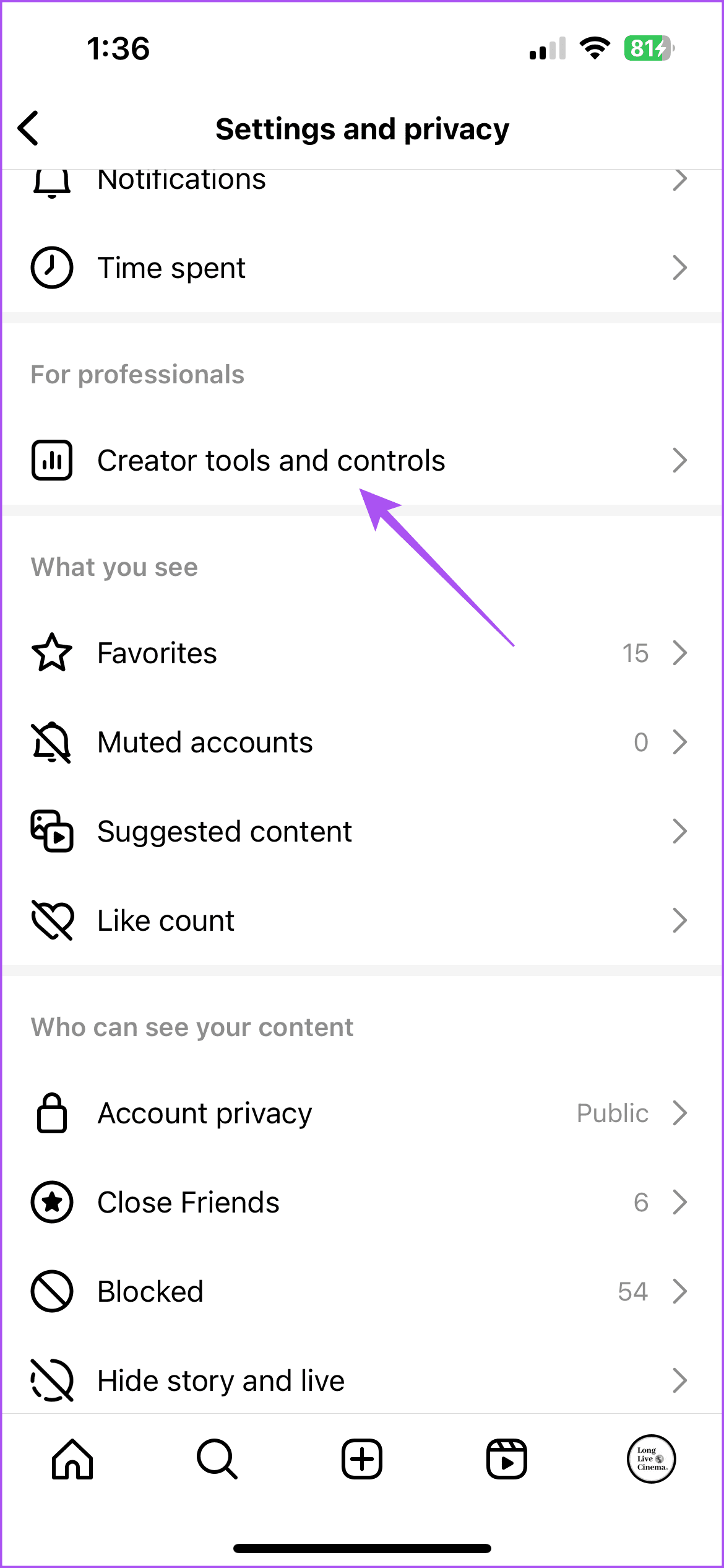 creator tools and controls instagram 