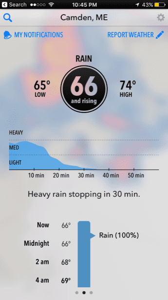 Dark Sky Iphone App Quality Weather 1