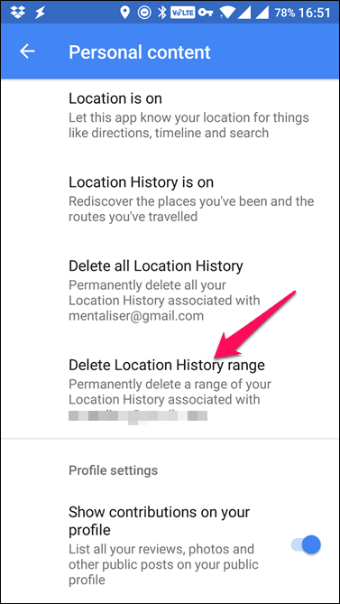 Delete All Location History In Maps