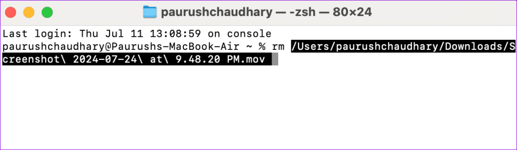 delete files permanently from mac