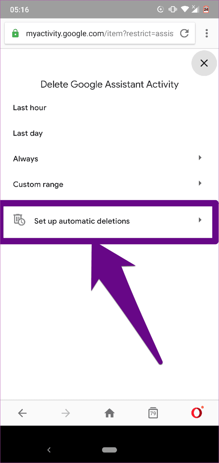 Delete Google Assistant History Android 20
