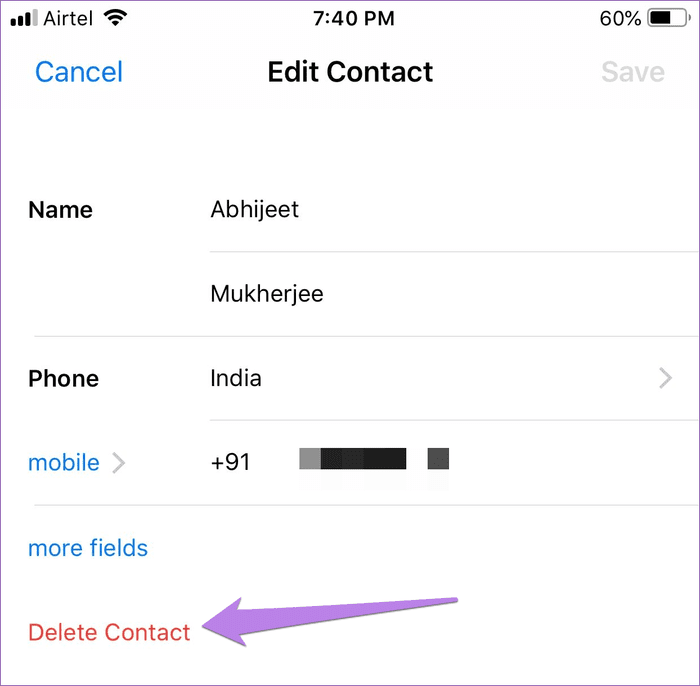 Delete Whatsapp Contact 2