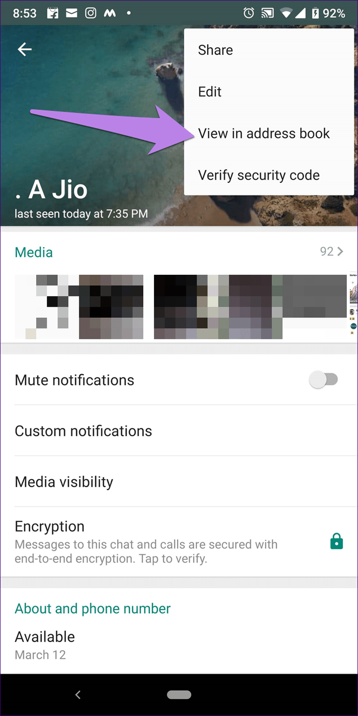 Delete Whatsapp Contact 5