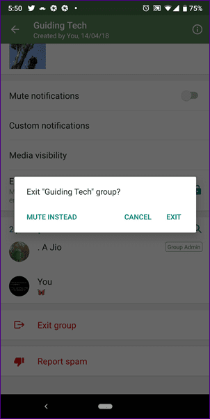Delete Whatsapp Group Permanently 3