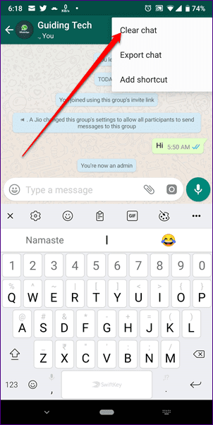 Delete Whatsapp Group Permanently 9