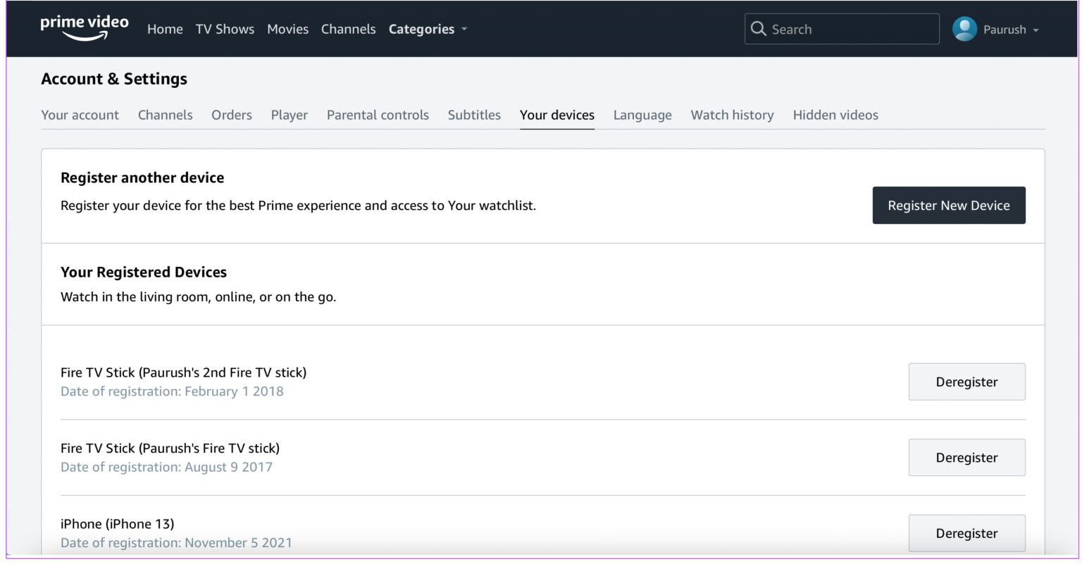 Cómo Eliminar Dispositivos Registrados De Amazon Prime Video Tuto Premium