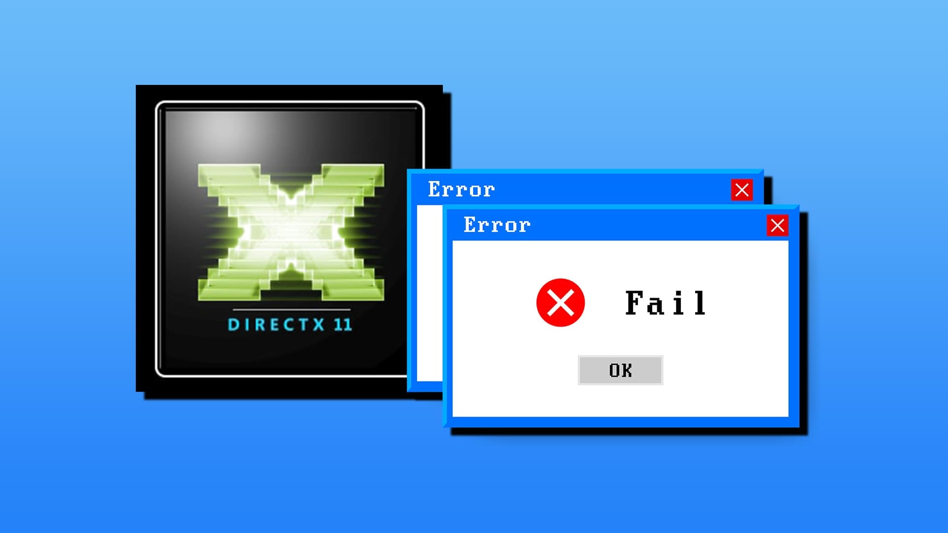directx 11 initialization failed