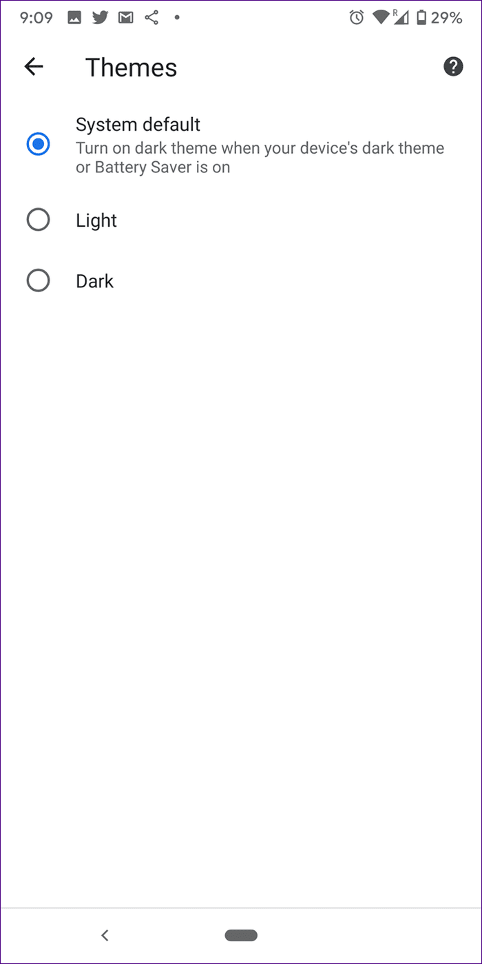 Disable Dark Mode Google Apps 11