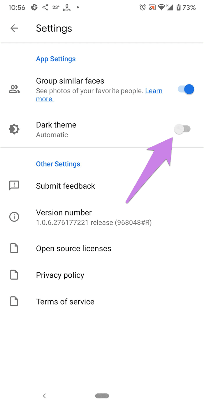 Disable Dark Mode Google Apps 29