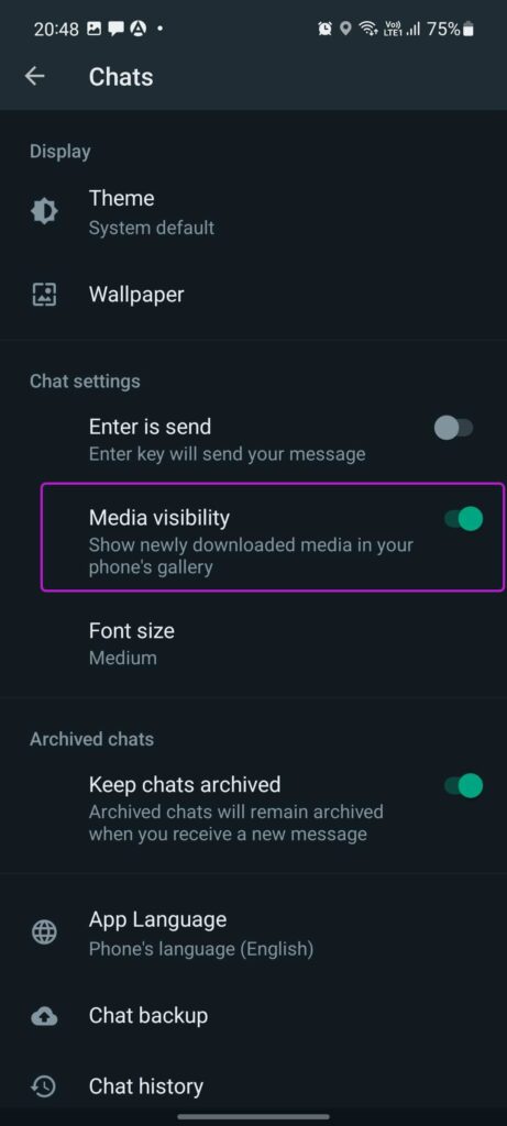 How to Prevent WhatsApp From Saving Photos on iPhone and Android - 36