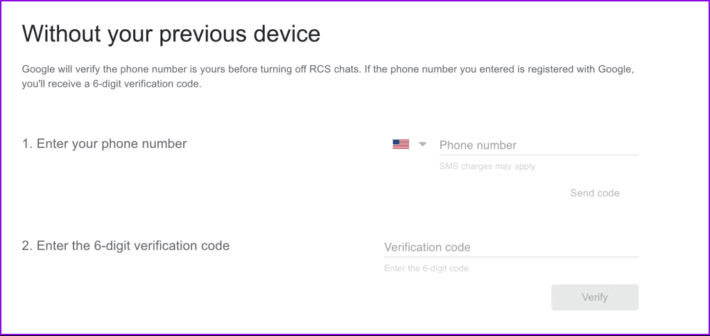 disable rcs chats desktop