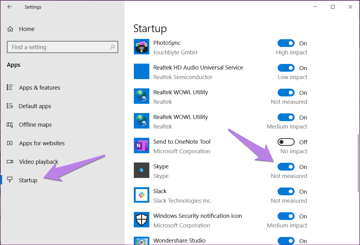 Disable skype on startup windows 5