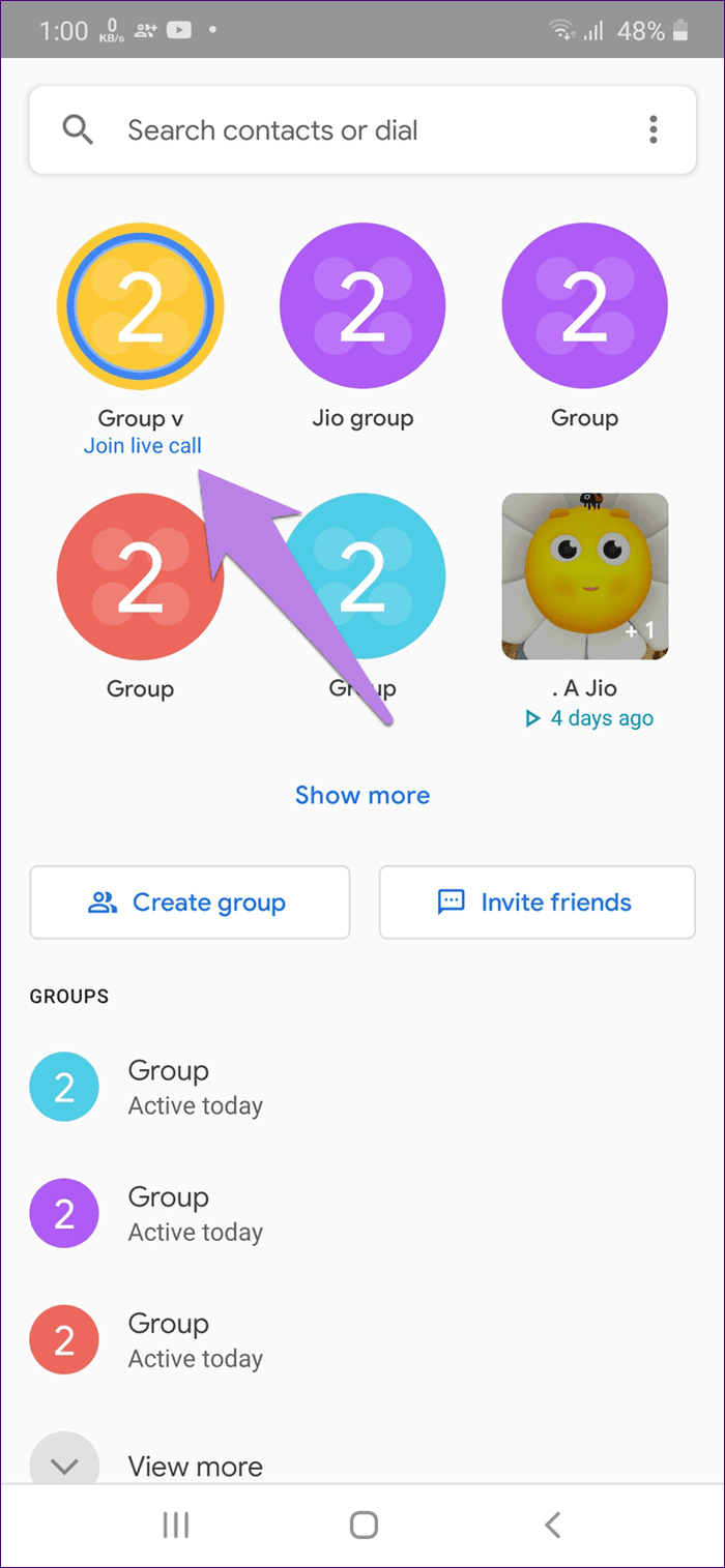 Duo group invite links 5