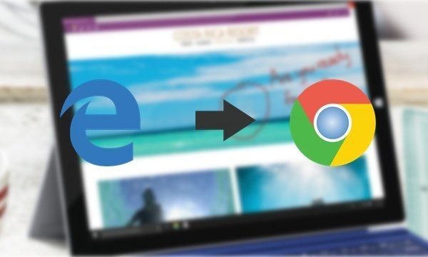 Edge To Chrome Header