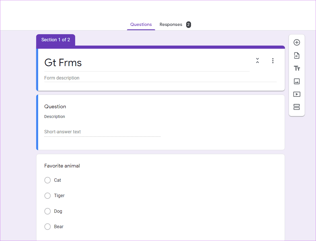 Edit google forms after creating and submitting 2