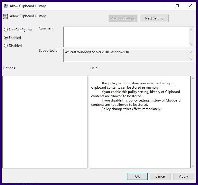Enable clipboard history windows 10 step 31