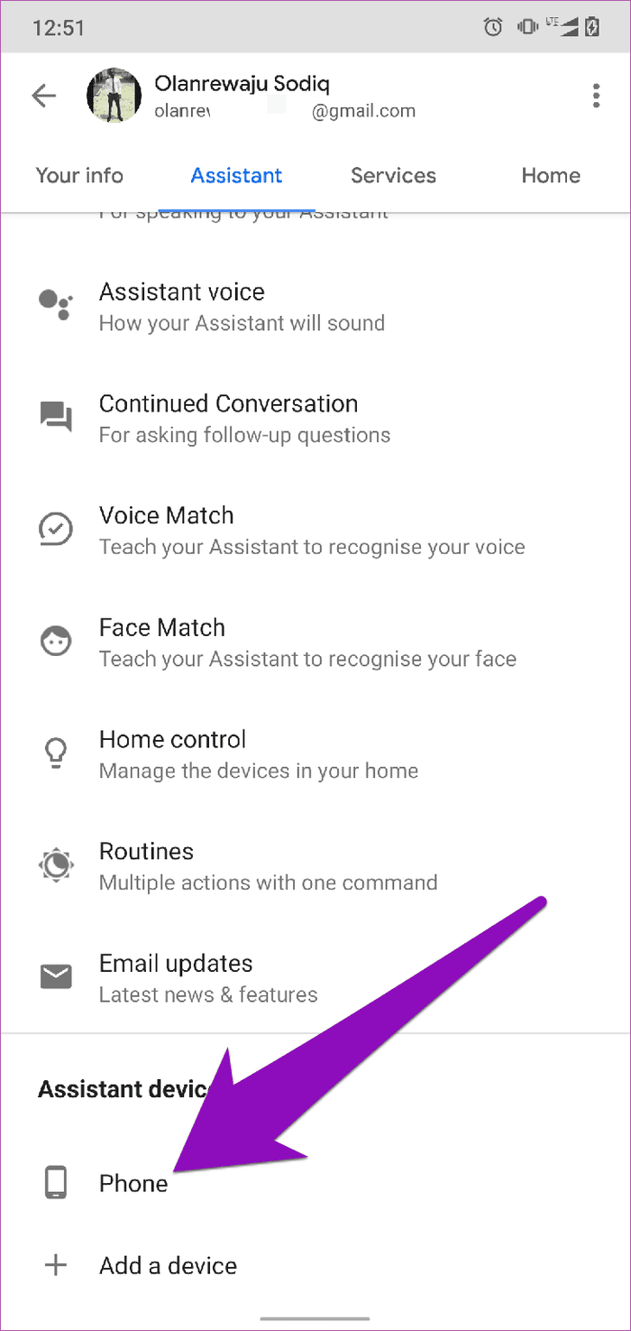 Enable google assistant ambient mode 05