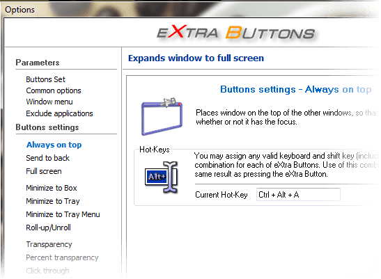 Extra Buttons Shortcut