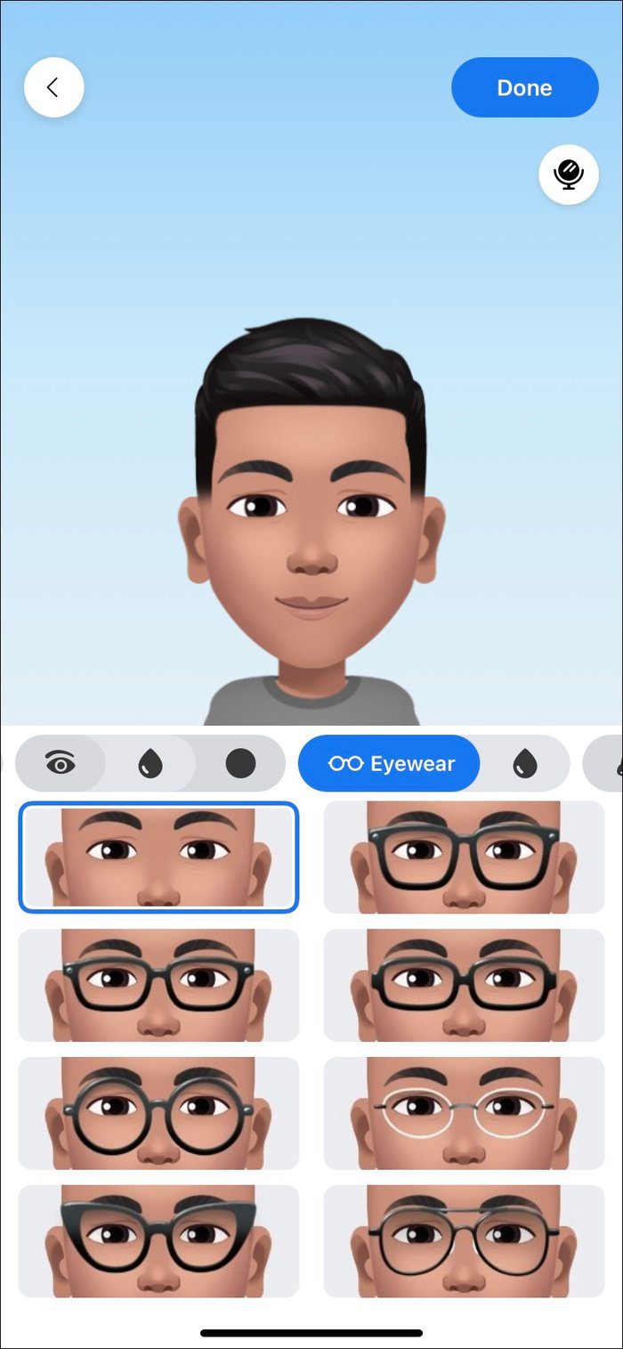 Eyewear avatar