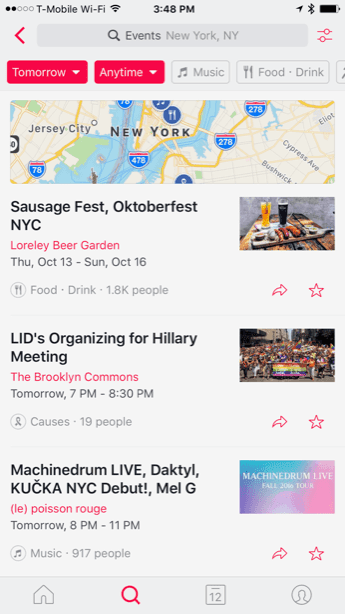 Facebook Events App Interests Discover Nearby 3