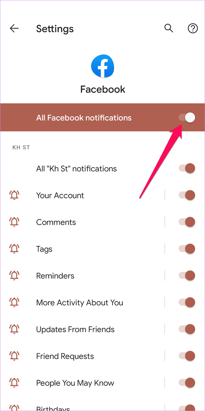 Facebook notifications not working 71